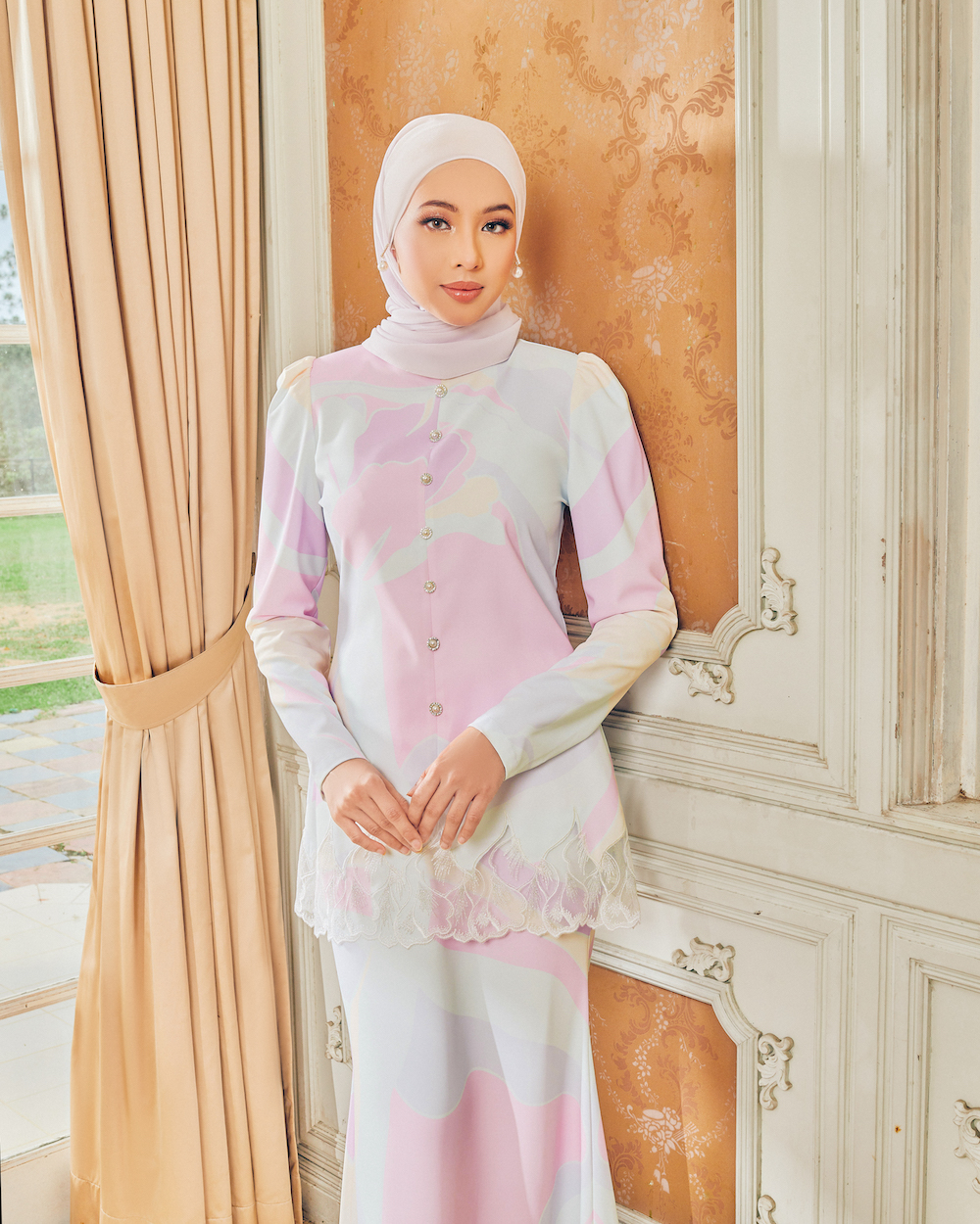 SADIKA KURUNG - LILAC BLUE