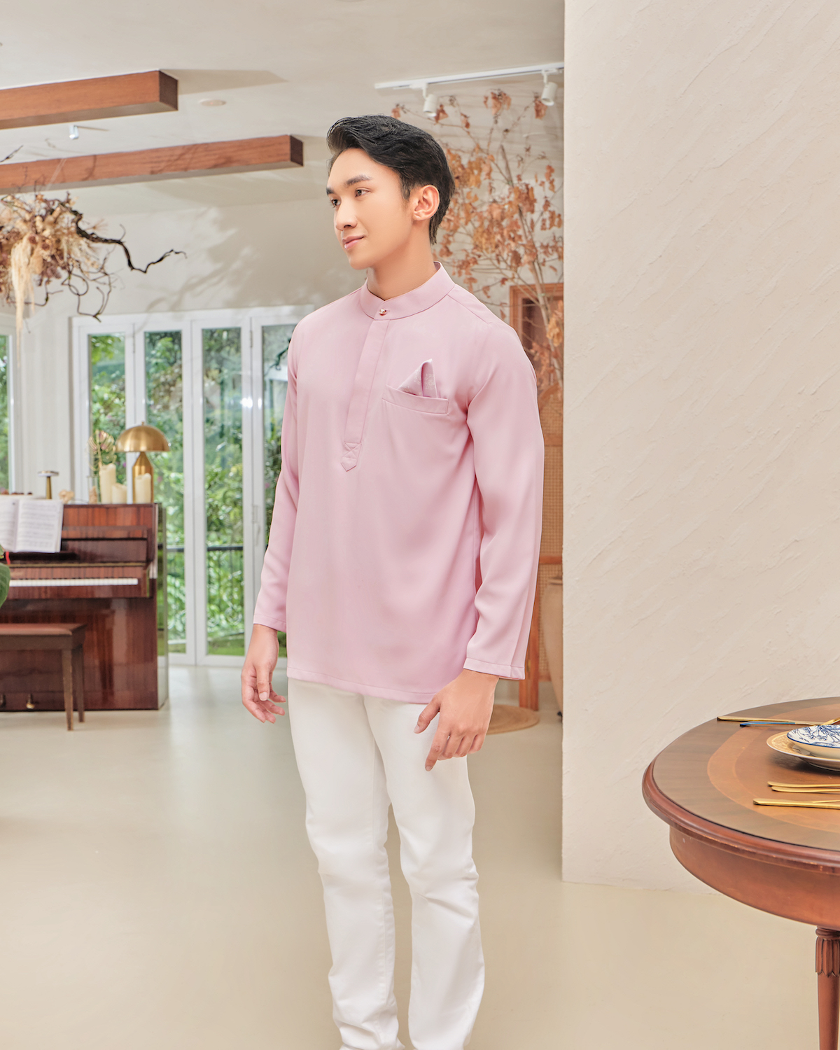 WANIE KURTA (MEN) - LAVENDER LILAC