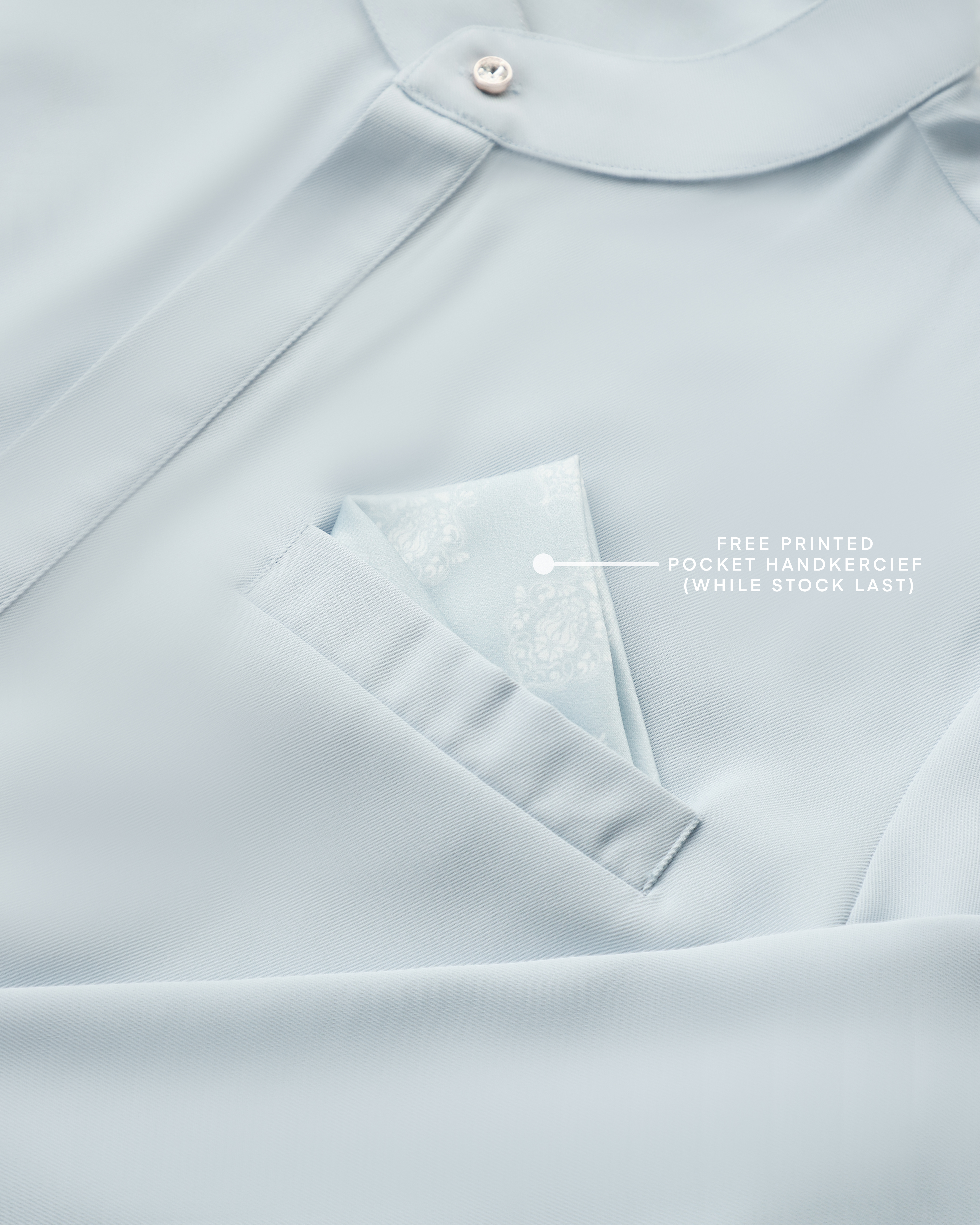 QALEESYA KURTA (MEN) - BABY BLUE