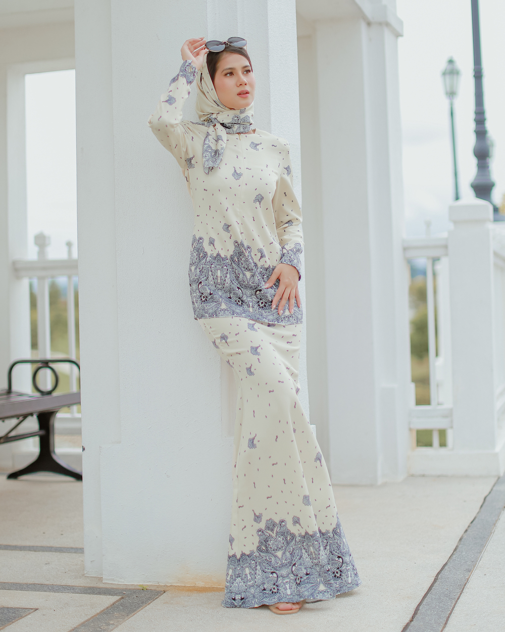 MEA MINI KURUNG - CREAMY BEIGE