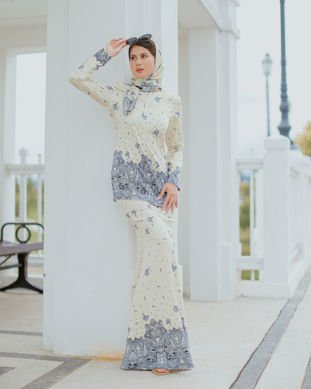 MEA MINI KURUNG - CREAMY BEIGE