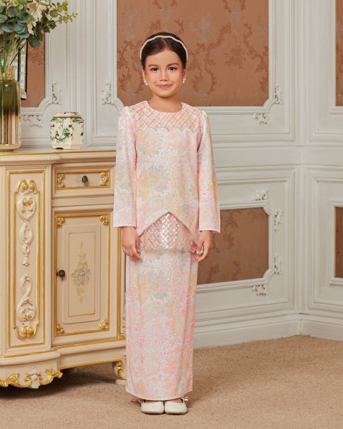 ELLENY KURUNG (KID) - PEACH PINK