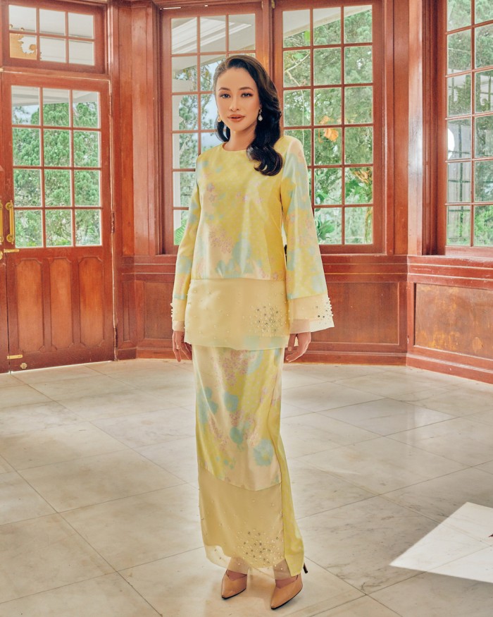 PEARLY KURUNG - YELLOW