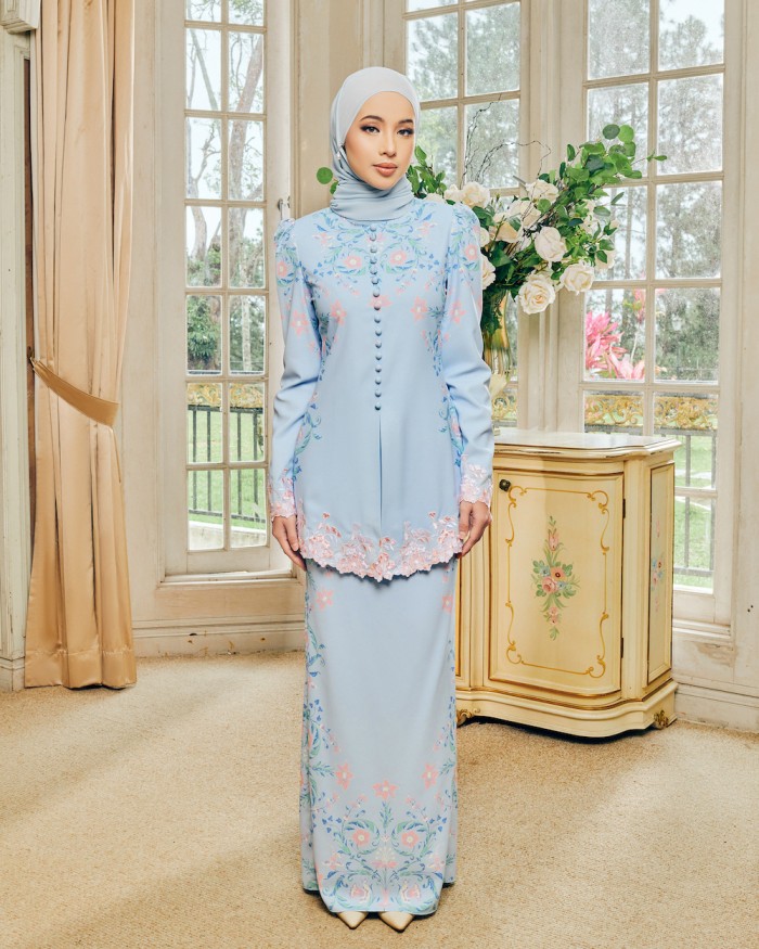 STELIA KURUNG - DUSTY BLUE