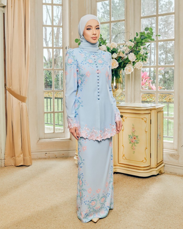 STELIA KURUNG - DUSTY BLUE