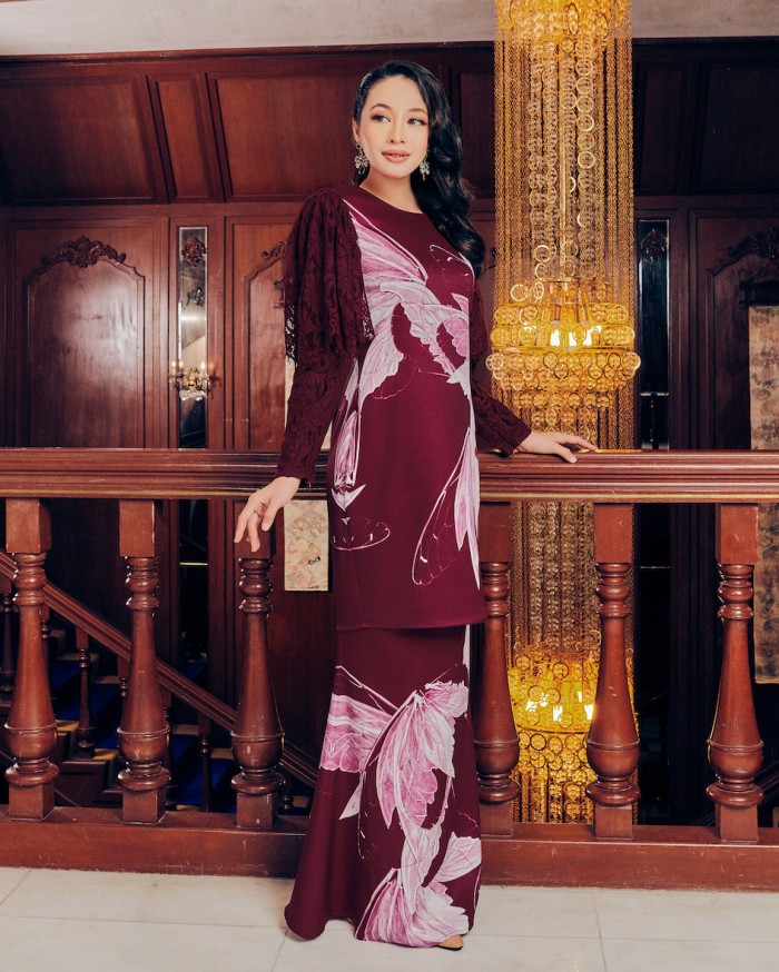 LUXE KURUNG - MAROON