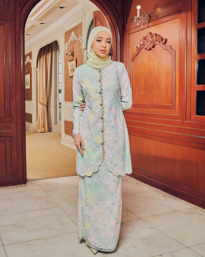 THATIA KURUNG - MINT PINK