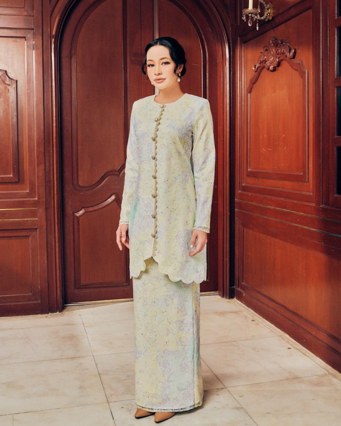 THATIA KURUNG - MINT YELLOW