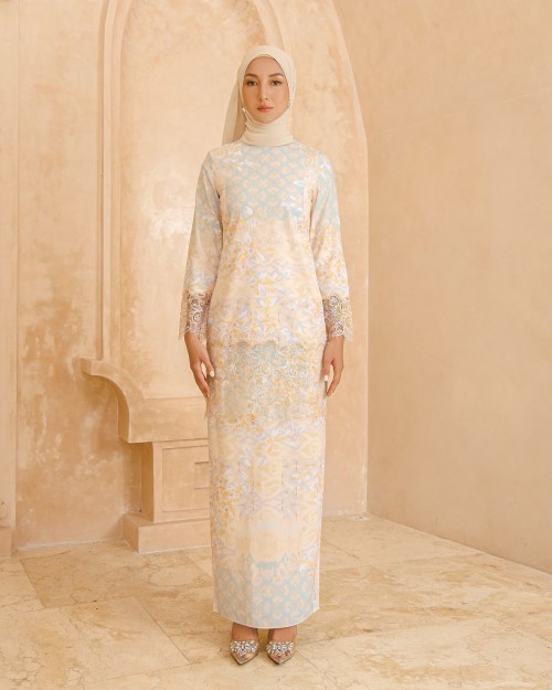 LISANDRA KURUNG - NUDE TURQUOISE