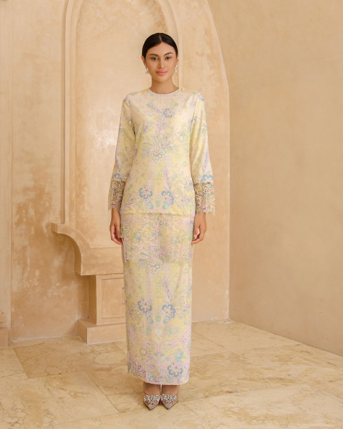 THANIA KURUNG - SOFT YELLOW