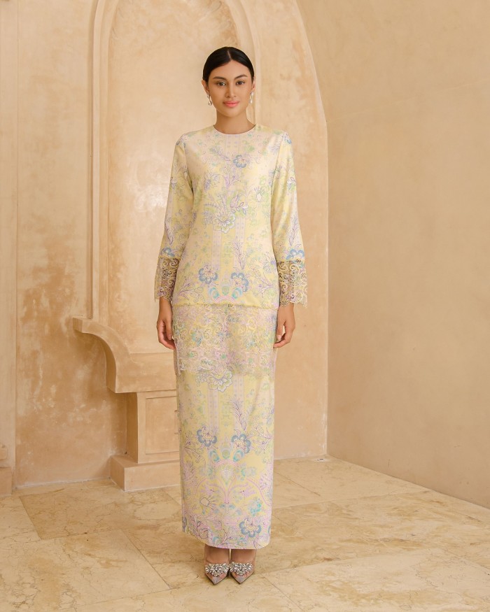 THANIA KURUNG - SOFT YELLOW