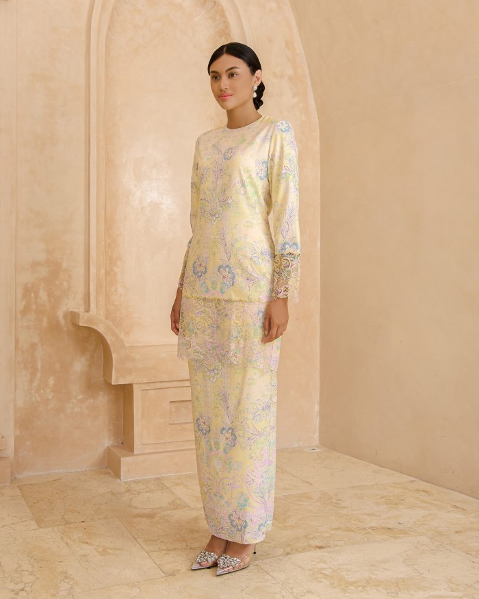 THANIA KURUNG - SOFT YELLOW