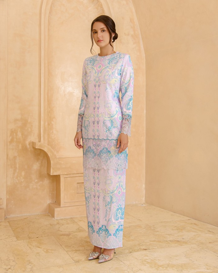 ZENNIA KURUNG- PURPLE LILAC