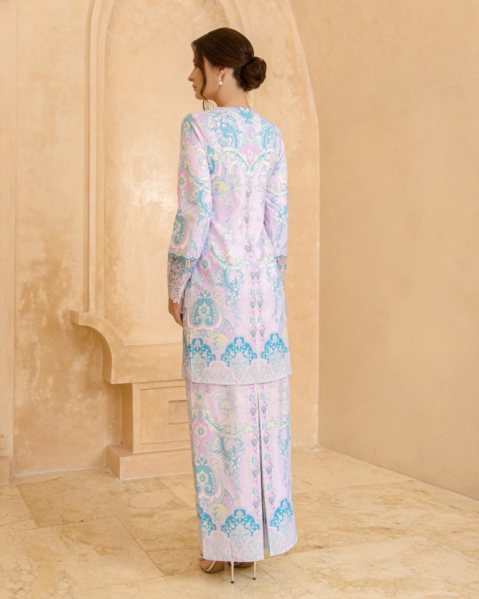 ZENNIA KURUNG- PURPLE LILAC