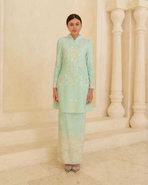 QUEENY KURUNG - MINT GREEN