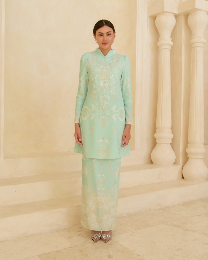 QUEENY KURUNG - MINT GREEN