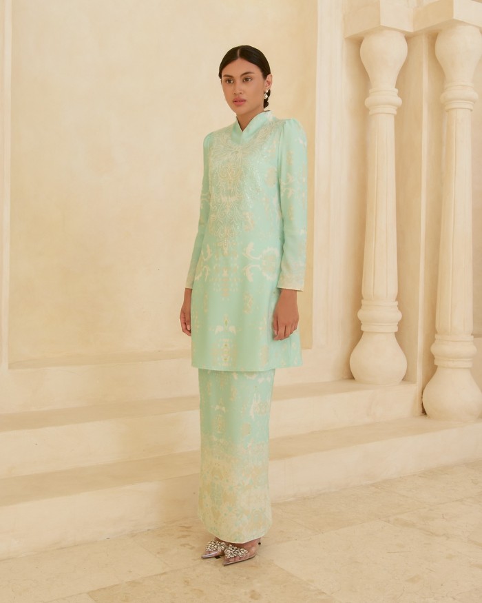 QUEENY KURUNG - MINT GREEN