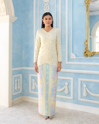 SIENNA KURUNG - SOFT YELLOW