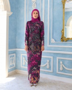 LAMONA KURUNG - BURGUNDY PURPLE