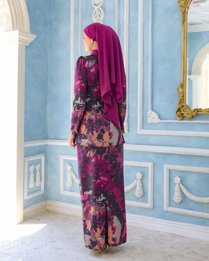 LAMONA KURUNG - BURGUNDY PURPLE