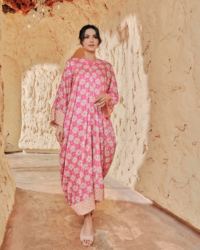 DAISY CAFTAN - FUSCHIA PINK