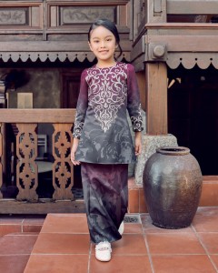 MAHSA KURUNG (KID) - BURGUNDY