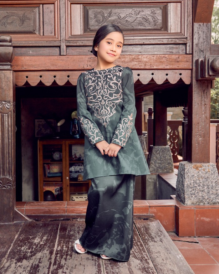 MAHSA KURUNG (KID) - EMERALD GREEN