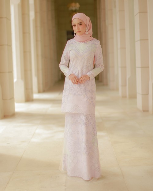 ARORA CRYSTAL KURUNG - BABY MAUVE