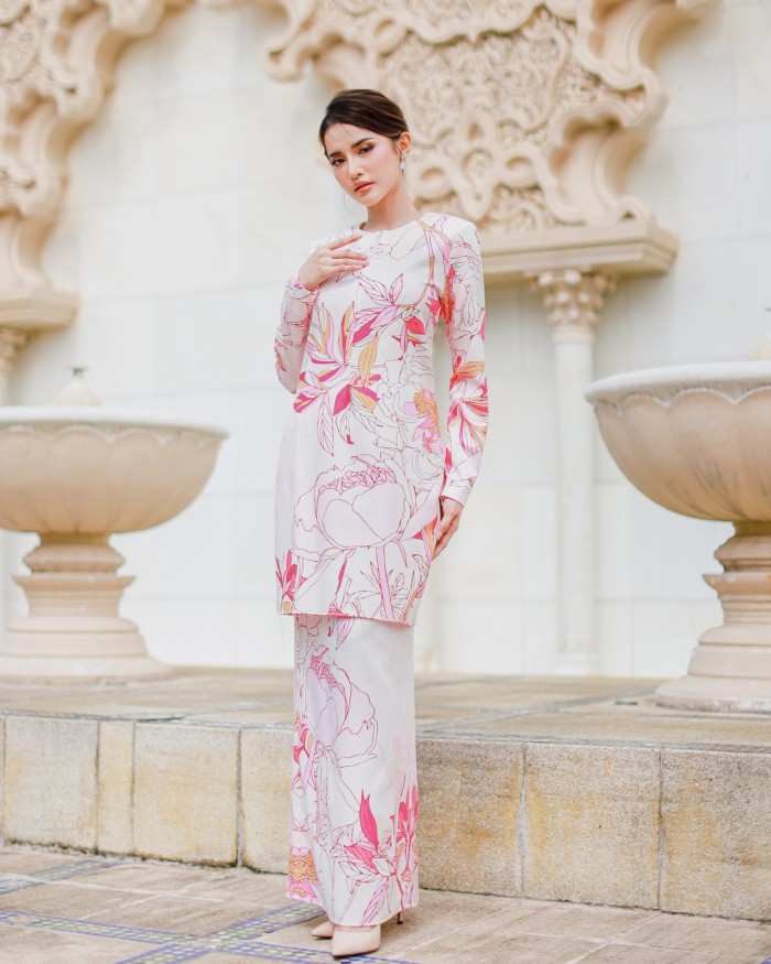 SAFWA KURUNG - SOFT PINK