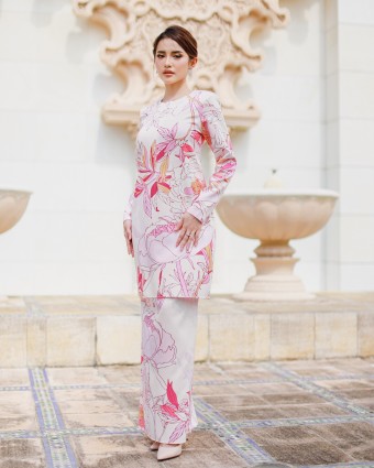 SAFWA KURUNG - SOFT PINK
