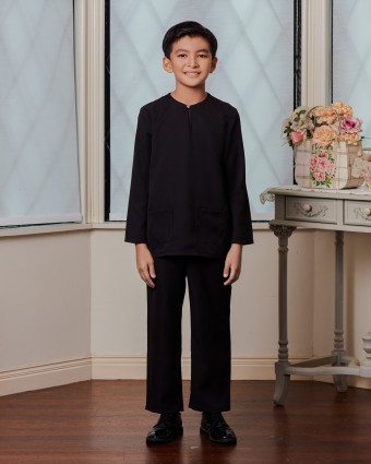 AJMAL BAJU MELAYU KID - BLACK