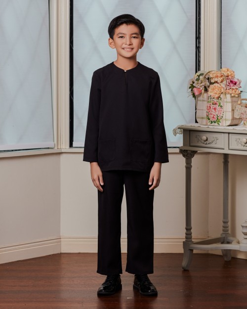AJMAL BAJU MELAYU KID - BLACK