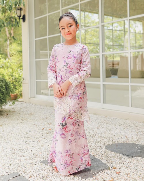 WANIE KURUNG (KID) - ROMANCE PINK