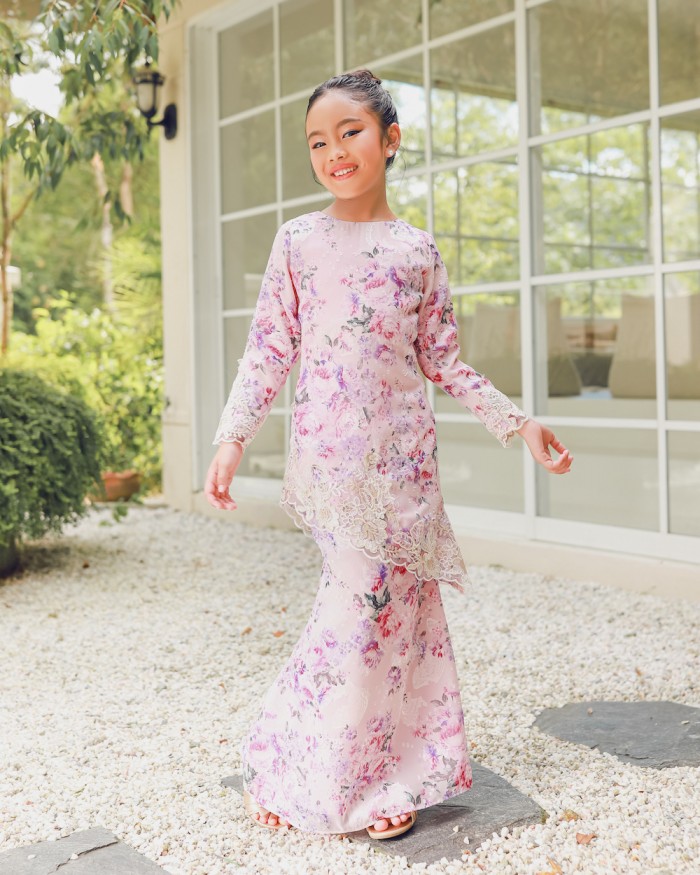 WANIE KURUNG (KID) - ROMANCE PINK