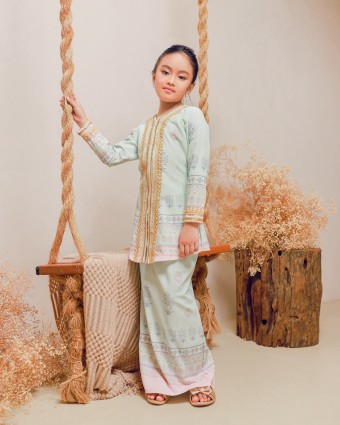 QAYLA KURUNG (KID) - MINT GREEN