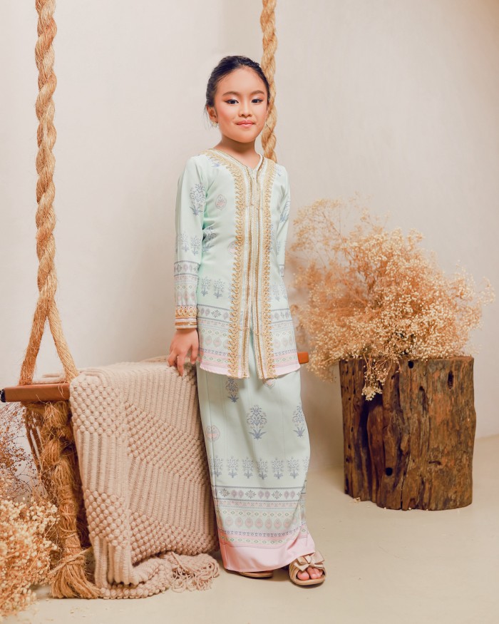 QAYLA KURUNG (KID) - MINT GREEN