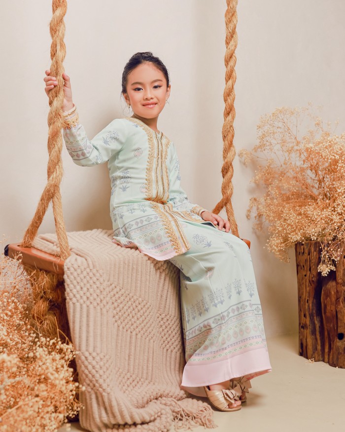 QAYLA KURUNG (KID) - MINT GREEN