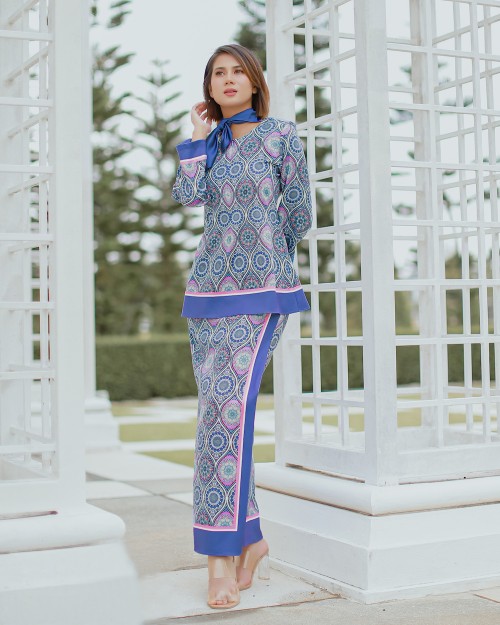 FIKA KURUNG KEDAH  -  VIOLET PURPLE
