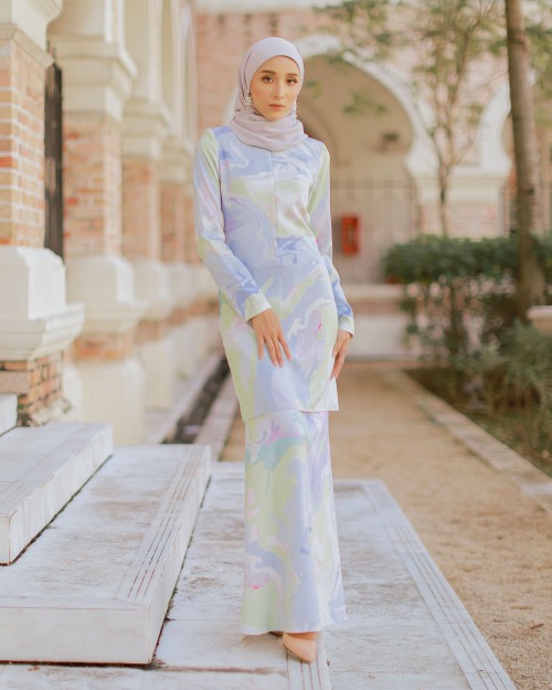 DARISA PREMIUM KURUNG - LIME GREEN