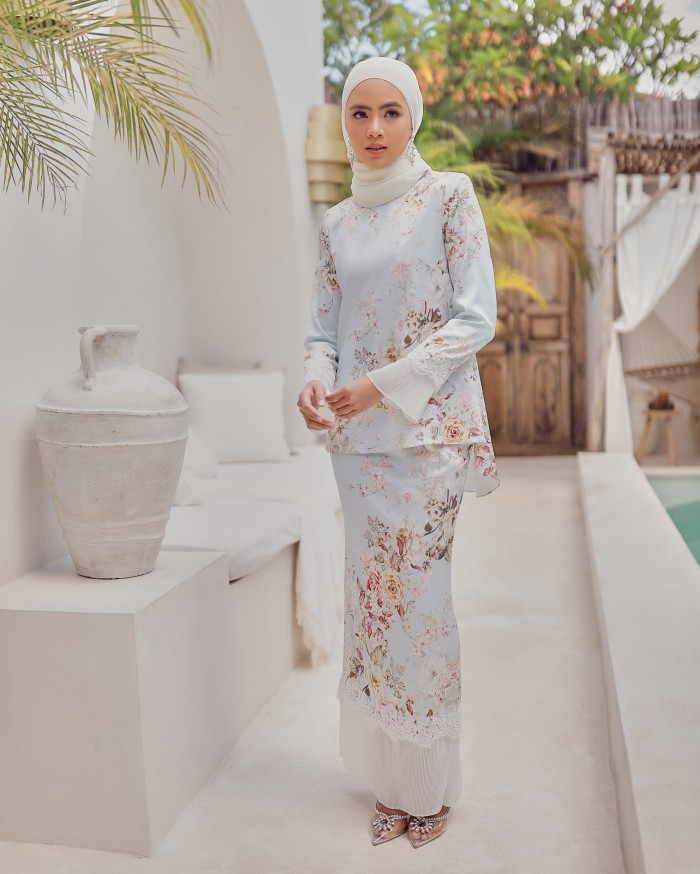 DEDIOR KURUNG - BABY BLUE