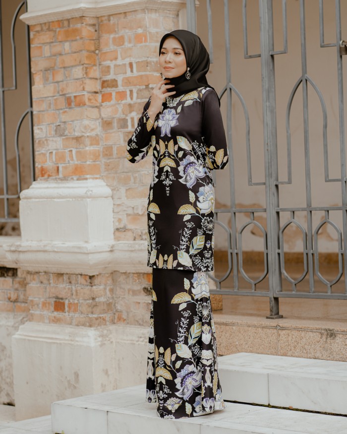 CASRINA PREMIUM KURUNG - BLACK