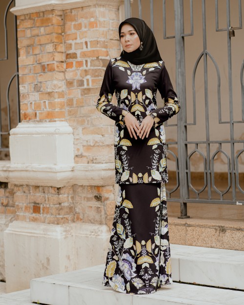 CASRINA PREMIUM KURUNG - BLACK