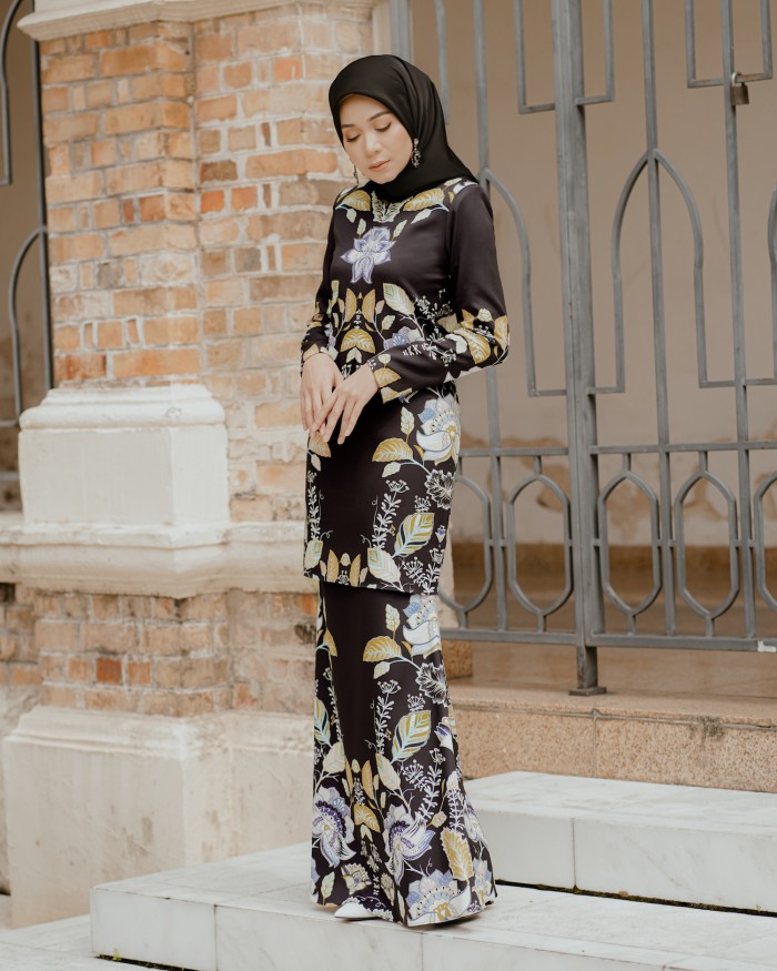 CASRINA PREMIUM KURUNG - BLACK