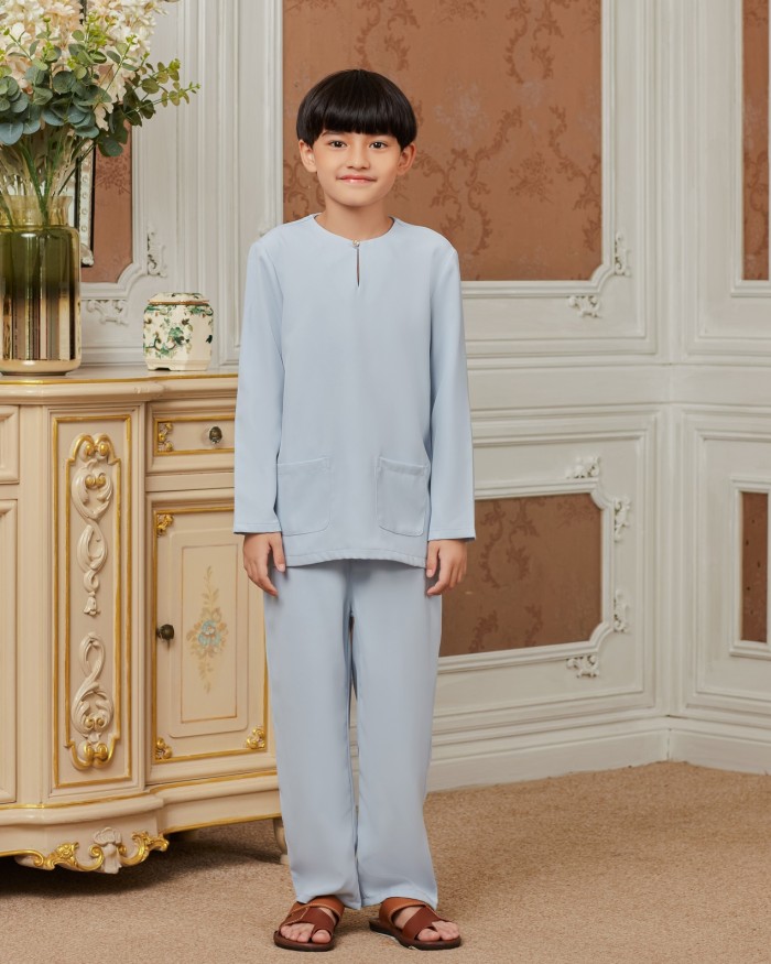 AJMAL BAJU MELAYU KID - BABY BLUE
