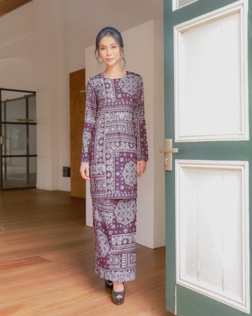 VARDINA KURUNG PAHANG - DUSTY PURPLE