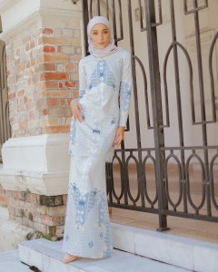 HANNA PREMIUM KURUNG - BABY BLUE