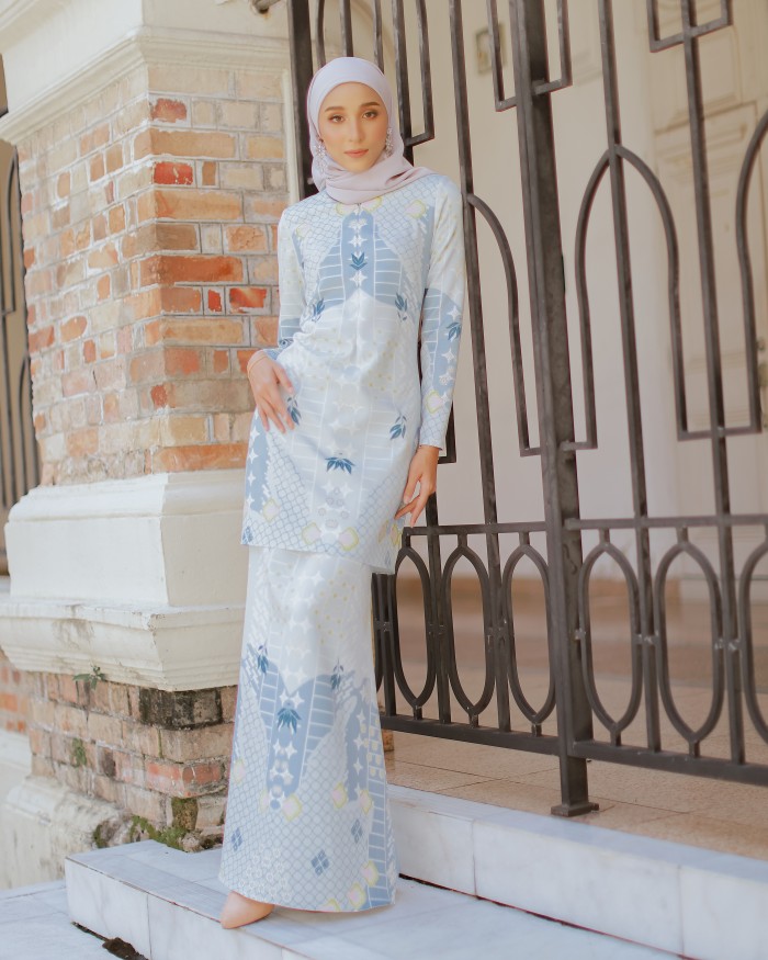 HANNA PREMIUM KURUNG - BABY BLUE