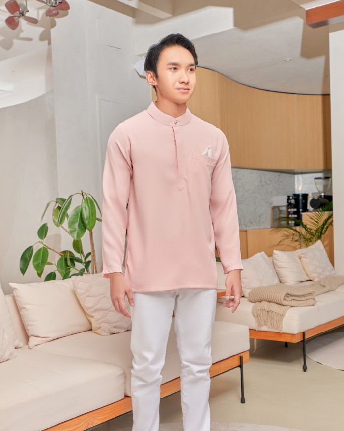 AIDILLIA KURTA (MEN) - PEACH