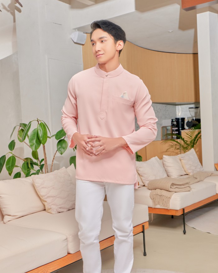 AIDILLIA KURTA (MEN) - PEACH