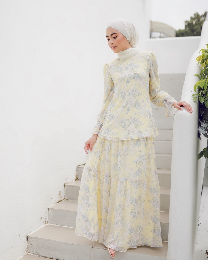ALYNA DRESS - SOFT YELLOW